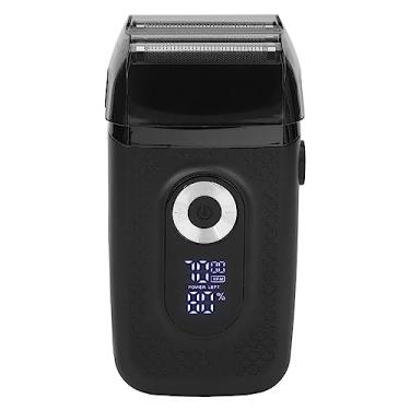 Imagem de Aparador de Barba Elétrico, Lâmina Removível Inteligente, Aparador de Barba de Cabelo USB, 3 Engrenagens para Salão de Beleza