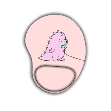 Imagem de Mouse pad dinossauros com apoio ergonomico - JDM