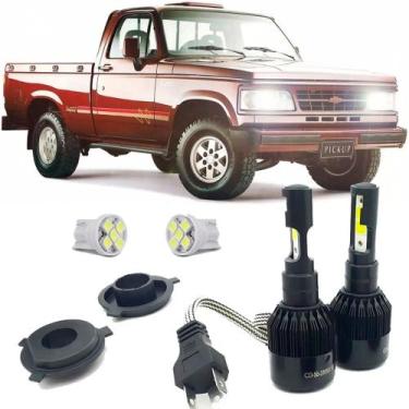 Imagem de Ultra Super Led Farol Gm D20 85 - 96  7800 Lumens 6000K H4 - Tech One