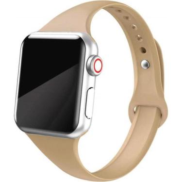 Imagem de Pulseira Sport Slim Compatível com Apple Watch - Baú do Viking, Nozes,