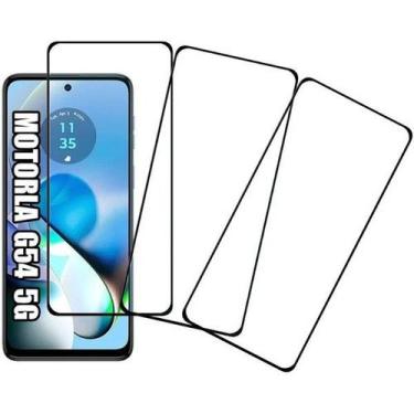 Imagem de Kit 3 Películas 3D Vidro para Moto G54 - LXL