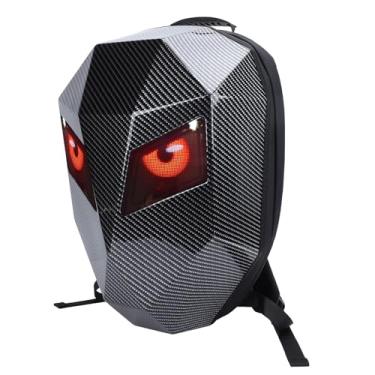 Imagem de Mochila de Led para Motocicleta, Mochila de Led para Motocicleta, à Prova D'água, Controle por Aplicativo, Espaçosa, Bolsa para Bagagem de Moto, Bolsa para Laptop para Ciclismo