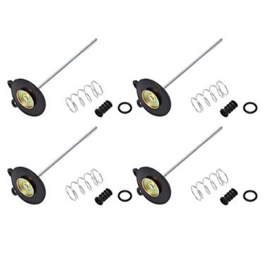 Imagem de Conjunto de 4 Diafragmas Bomba do Acelerador de Carb, Número OE 16021 MC9 771, 16021-393-004, 16021-393-014, Metal de Alta Resistência, Aceleração Eficiente do Motor, Adequado