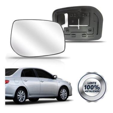 Imagem de Lente Retrovisor Corolla Toyota 2008 A 2011 Com Base - Blawer