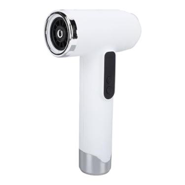 Imagem de Secador de Cabelo, Motor de Alta Velocidade do Secador de Cabelo do Curso 15600mah Com Cabo de Dados de USB para o Dormitório (Branco)