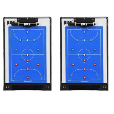 Imagem de Kit 2 Pranchetas Táticas Profissionais Futebol Futsal KIEF