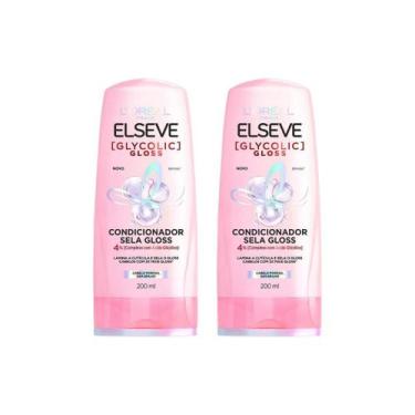 Imagem de Condicionador Elseve 200Ml Glycolic Gloss- Kit C/2Un