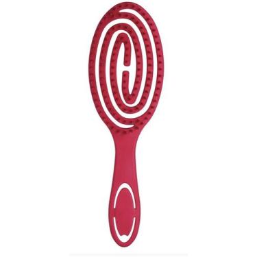 Imagem de Escova De Cabelo Flex Yflex Oval Desembaraça Sem Quebrar Fio - TRENDPE