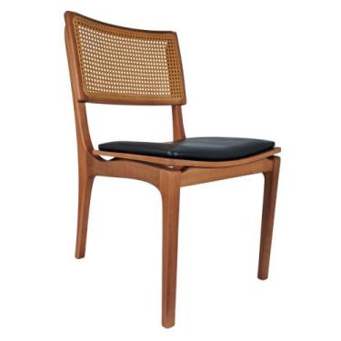 Imagem de Cadeira Riviera - PU Preto - rpsmoveis
