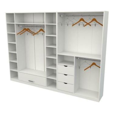 Imagem de Kit Closet Ou Loja Armário Colmeia Cabideiro M15 Mdp - VETORIAL MÓVEIS