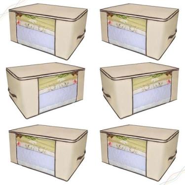 Imagem de Organizador Multiuso Caixa Organizadora Cama Mesa Banho Flexível Com Z