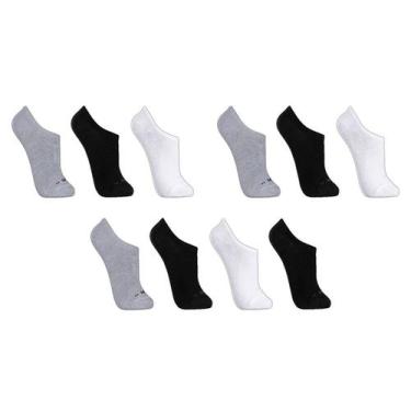 Imagem de Kit 10 Pares de Meias Lupo Sapatilha 03270-954, Sortida2, G