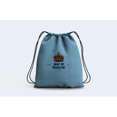 Imagem de Mochila Saco Dia das Mães Mãe de Príncipe - Deluzz