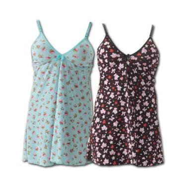 Imagem de Kit com 2 Camisolas Liganete - Click Mais Bonita,  G, Verde