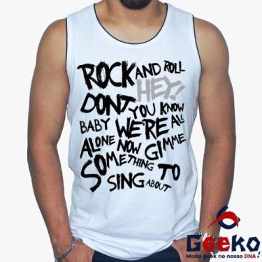 Imagem de Regata Paramore 100% Algodão CrushCrushCrush Rock Geeko, Branco, G2
