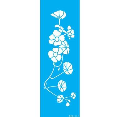 Imagem de Stencil Opa 10 x 30 cm - Flor Capuchinha - 3530 - Opa Criando Arte