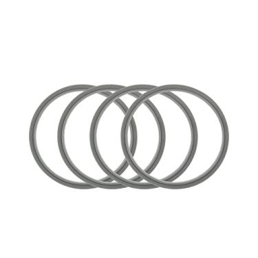 Imagem de Anel de vedação de borracha de reposição para liquidificador cinza 600 w e 900 w para acessórios da série Nutribullet Blender (pacote com 4)