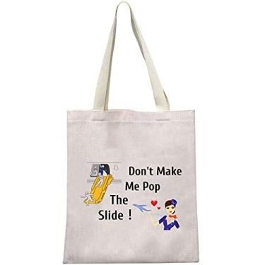 Imagem de MEIKIUP Sacola de aeromoça, presente de aeromoça, aviação, presente de formatura, Pop the Slide Tb