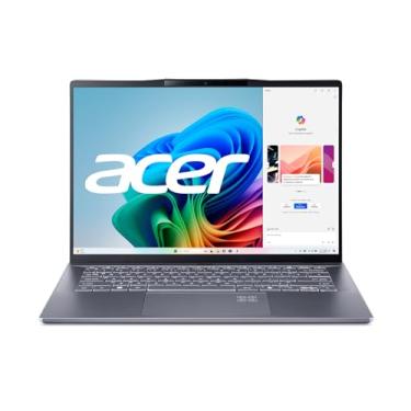 Imagem de Acer Swift 14 AI Copilot+ PC | Tela de 14,5 polegadas 2,5K 120Hz | Desbloquear experiências de IA | Processador Qualcomm Snapdragon X Plus 10 Core | LPDDR5X de 16 GB | SSD Gen 4 de 1 TB | Wi-Fi 7 |