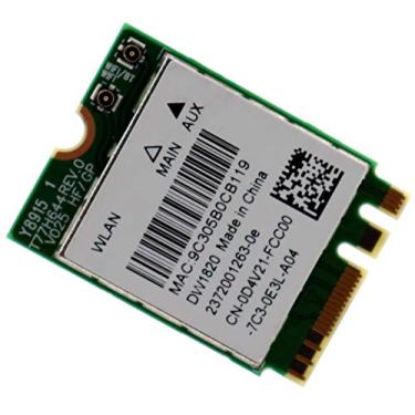 Imagem de Deal4GO DW1820 802.11ac 867Mbps M.2 NGFF WLAN adaptador WiFi cartão sem fio com Bluetooth 4.1 para laptops Dell Qualcomm Atheros QCNFA344A Windows 7/8/10 D4V21 0D4V21