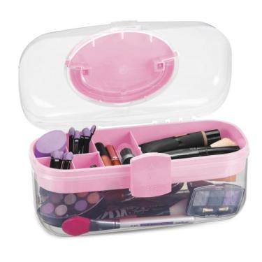 Imagem de Maleta Tendências Organizadora Esmaltes Manicure Maquiagem - Monte Líb