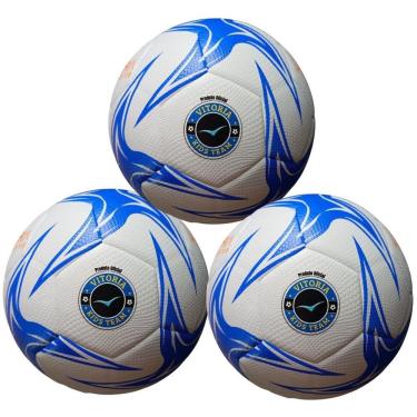 Imagem de Kit 3 Bolas Futsal Vitoria Brx Max 100 Sub 11 Mirim Ultra
