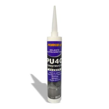 Imagem de 5 Pu40 Selante De 470g Alta Qualidade Profission - FORCE+, Branco