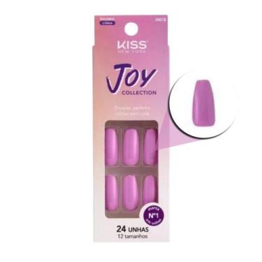 Imagem de Unhas Postiças Kiss Ny Joy Collection Bailarina 24un Jn01b - KISS NEW 