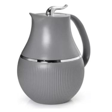 Imagem de Garrafa Térmica Marsala Cinza Termopro 1 Litro - Marcamix