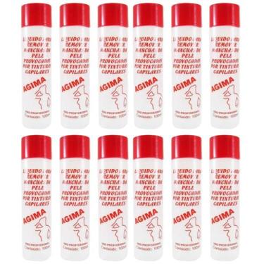 Imagem de Kit 12 Tira Manchas De Tinturas Capilares 100Ml - Agima - Agima Cosmét