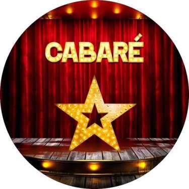 Imagem de Painel Festa Redondo C/ Elástico 1,50m Cabaré - Fadrix