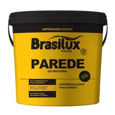 Imagem de Tinta Impermeabilizante Branco Para Parede 18 Kg Brasilux