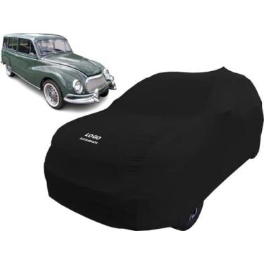 Imagem de Capa Automotiva Para Carro Antigo Dkw Vemaguet - Mz, Preta
