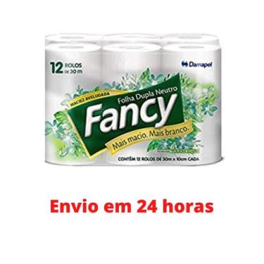 Imagem de Papel Higiênico Fancy 12 Rolos folha dupla - Damapel