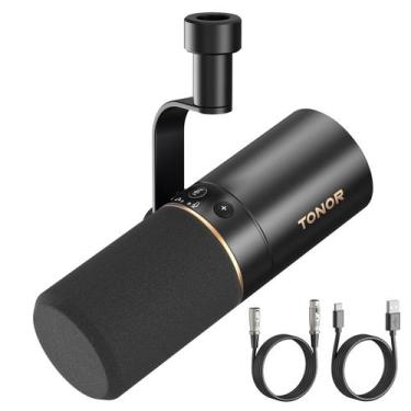 Imagem de Microfone Dinâmico TONOR TD510 USB/XLR para Podcast e Streaming