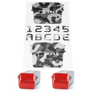 Imagem de WRAPGRADE Adesivos de skin compatíveis com DJI Air 3 | Duas baterias (Camon acinzentado)