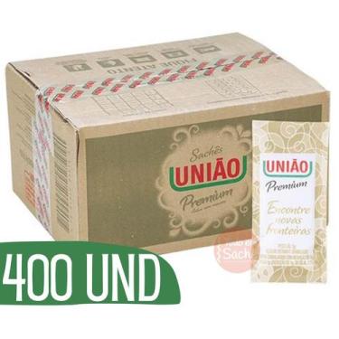 Imagem de Açucar Em Sachê União Refinado Granulado - 400 Unidades
