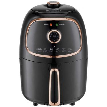 Imagem de Fritadeira Elétrica AirFryer 2L com Desligamento Automático e Temporizador 110V 1200W, Brentwood AF202BKC, Preta