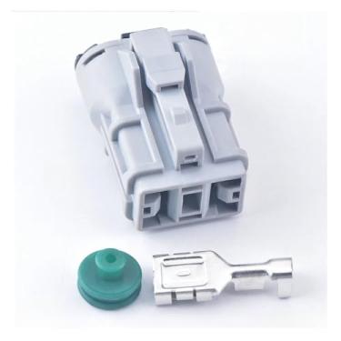 Imagem de 2 Pin Way 9,5 mm fêmea ou macho Auto Elétrico Chicote de fios à prova de intempéries pl;/ug Conector com terminais 7222-4220-40 7123-4220-40(Female with Pin)
