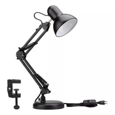 Imagem de Luminária De Mesa Articulada Modelo Pixar Com Base E Garra - Luminatti