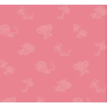 Imagem de Papel De Parede Safari Friends Infantil Rosa Sf6225