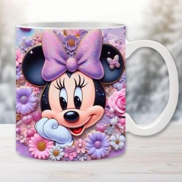 Imagem de Caneca Xicara Personalizada Minnie Disney EFEITO 3D - X-Colour, 1