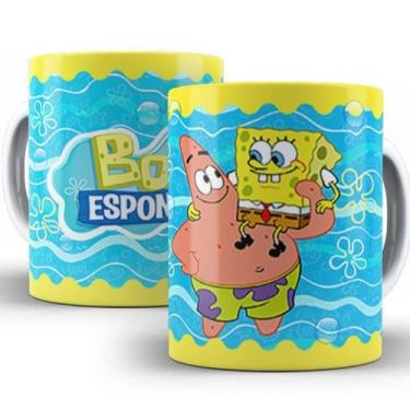 Imagem de Caneca Xicara Personalizada Bob Esponja - X-Colour, 7