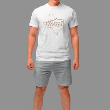 Imagem de Camisetas Básica Masculina Moda Country Gola Redonda - Rodliwes, Branc