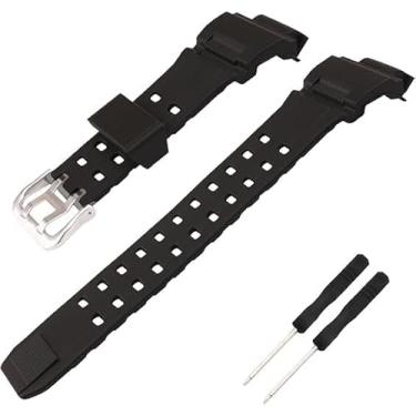 Imagem de Topuly Pulseira de relógio de resina de substituição para Casio G Shock 10455201 GW9400 GW-9400 GW-9400-1 GW-9400BJ-1 GW-9400J-1 RANGEMAN GW-9200 GW-9300 G-9400, acessórios para homens e mulheres