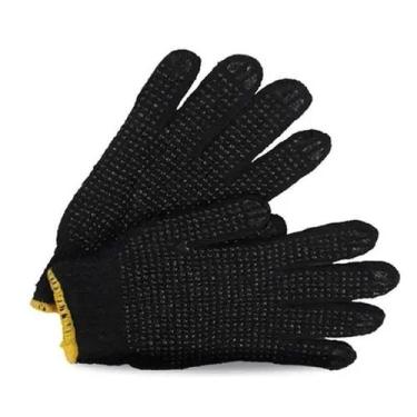 Imagem de Luvas Pigmentada Tricotada Preta 10" Antiderrapante Fertak