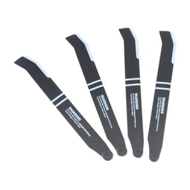 Imagem de menolana 4 peças K170 Substituição de lâmina de hélice fácil de usar o helicóptero de controle remoto de peças de reposição DIY de DIY