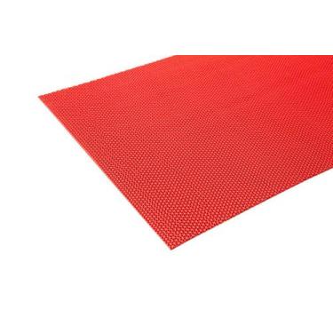 Imagem de Tapete Antiderrapante Vinil Grid-aqua 5mm 40x60 - SIIM, Vermelho