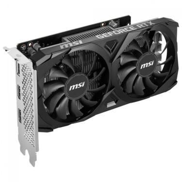 Imagem de Placa de vídeo MSI GeForce RTX 3050 Ventus 2X, 6GB GDDR6, 96 bits, 912-V812-060