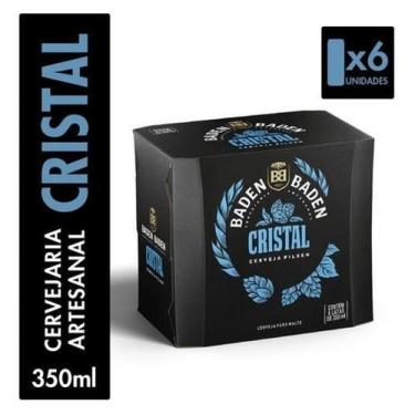 Imagem de Pack Cerveja Baden Cristal Lata 350Ml Com 6 Unidades - Quilmes